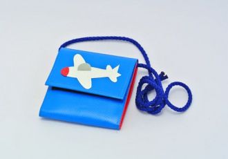 Portemonnaie mit Flugzeug